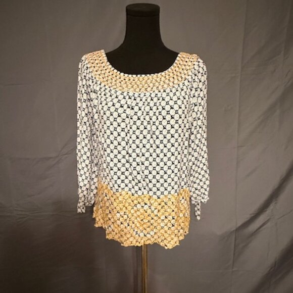 Fever Tops - FEVER Peasant Blouse Size L